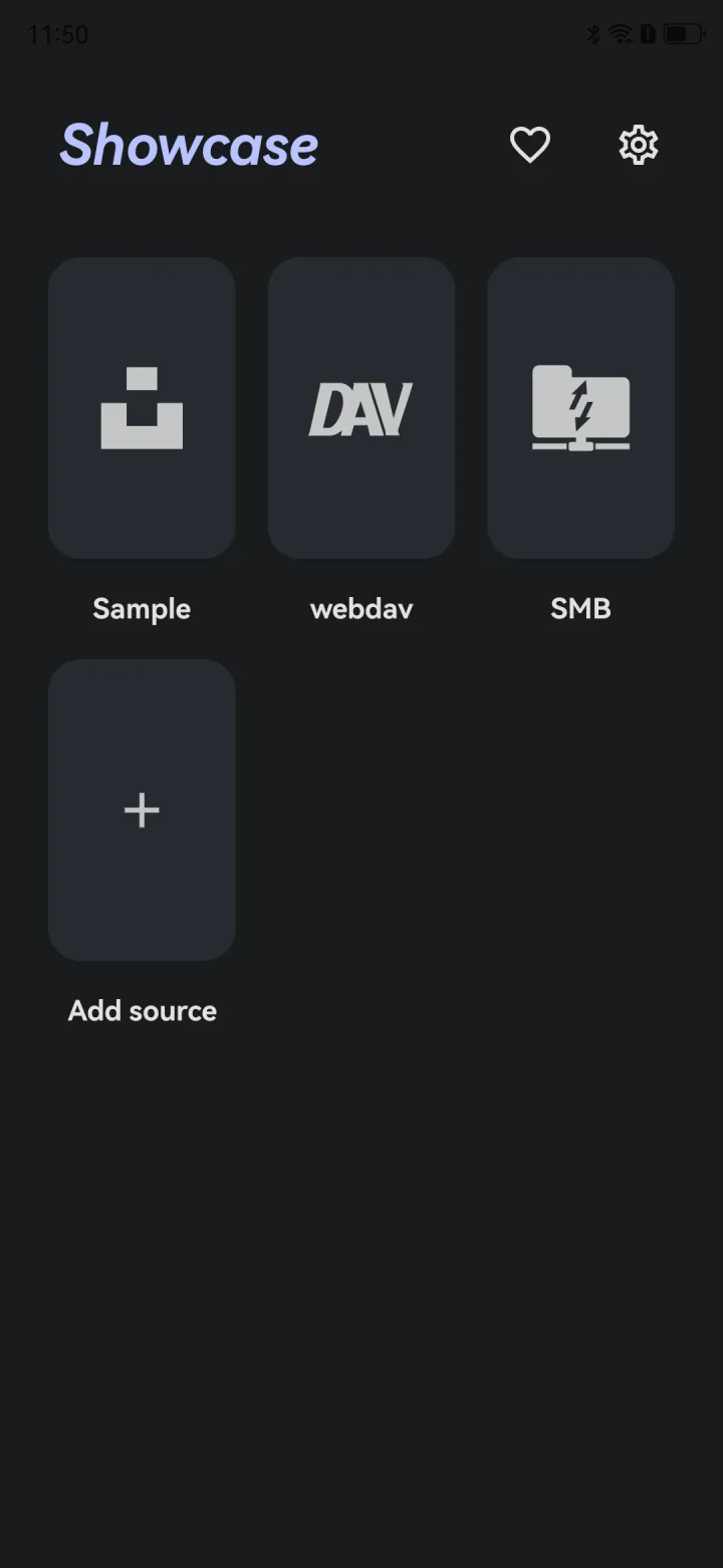 Home screen