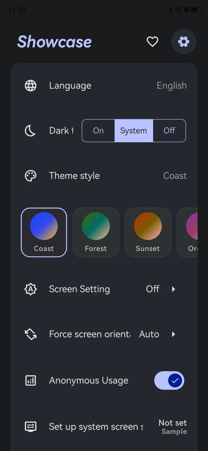 More display settings